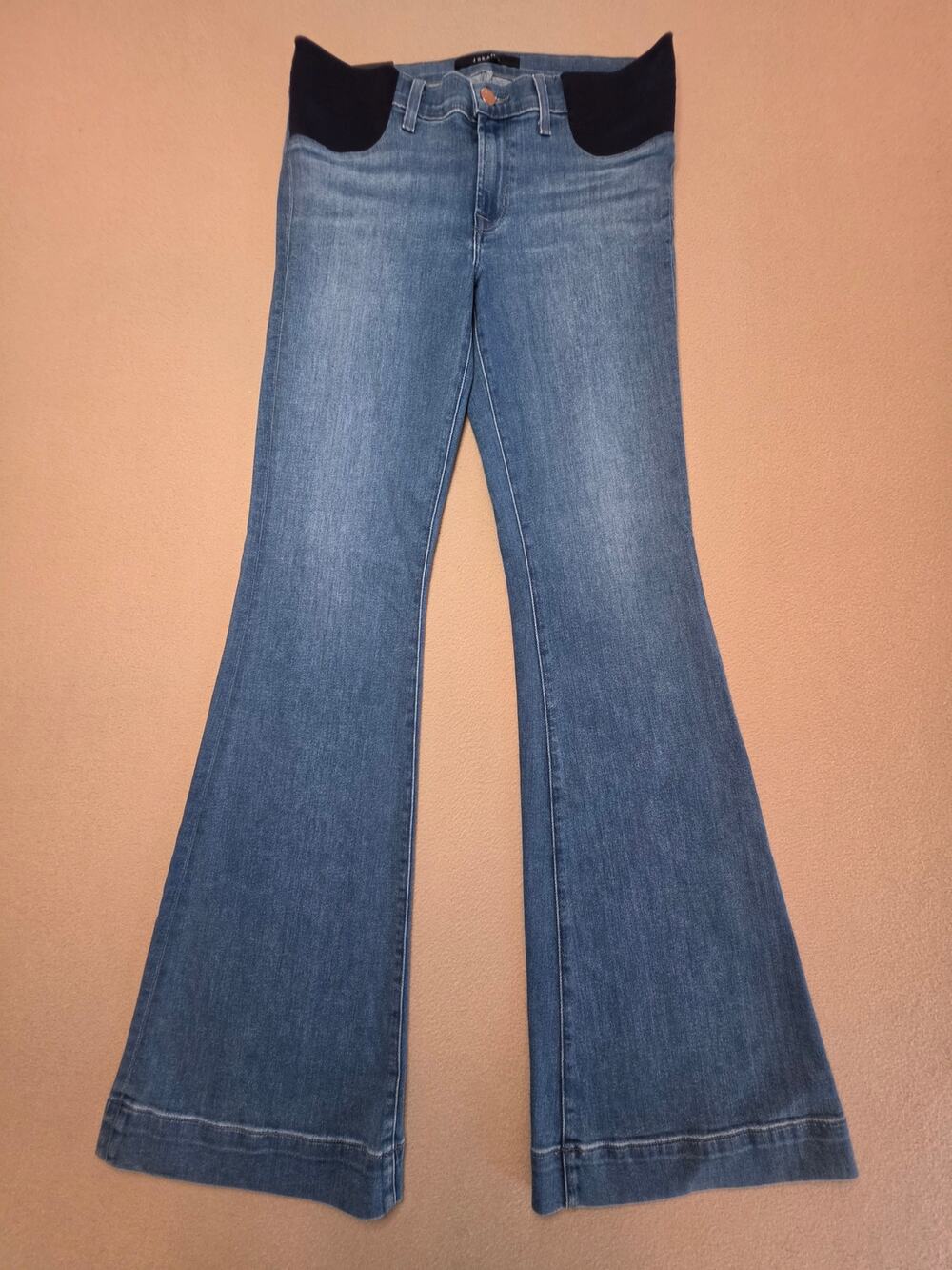 J Brand NWT Mama J Lovestory Flare Maternity Jeans True Love Blue Eco Wash Sz 29